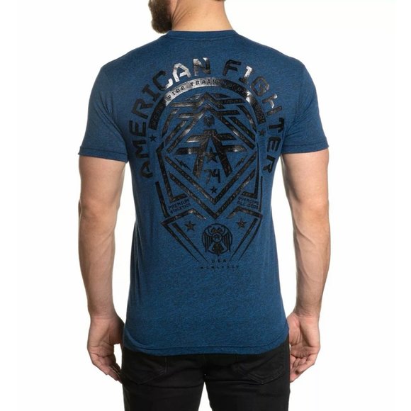 AMERICAN FIGHTER Men's T-Shirt S/S ADDY TEE Athlet - Picture 3 of 9